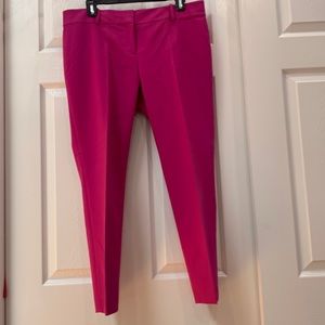 Ann Taylor fuchsia ankle  pants.